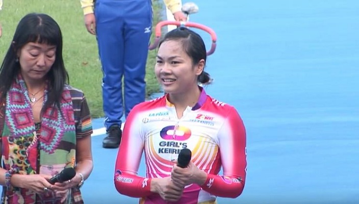 李慧詩在日本女子凱林賽新潟站奪冠(網上圖片)
