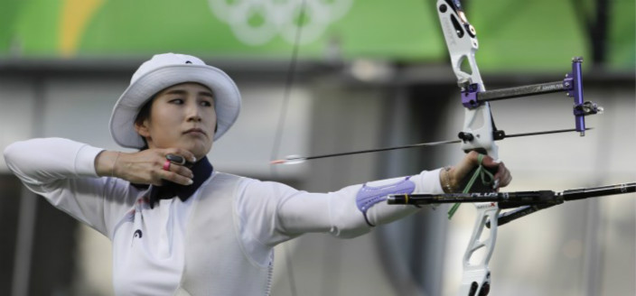 倫敦奧運會女子射箭個人冠軍奇甫倍（AP圖片）