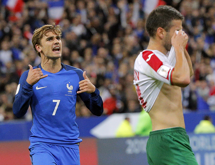APTOPIX Soccer Wcup 2018 France Bulgaria