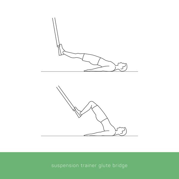 Fitness Icon Workout - suspension trainer glute bridge
