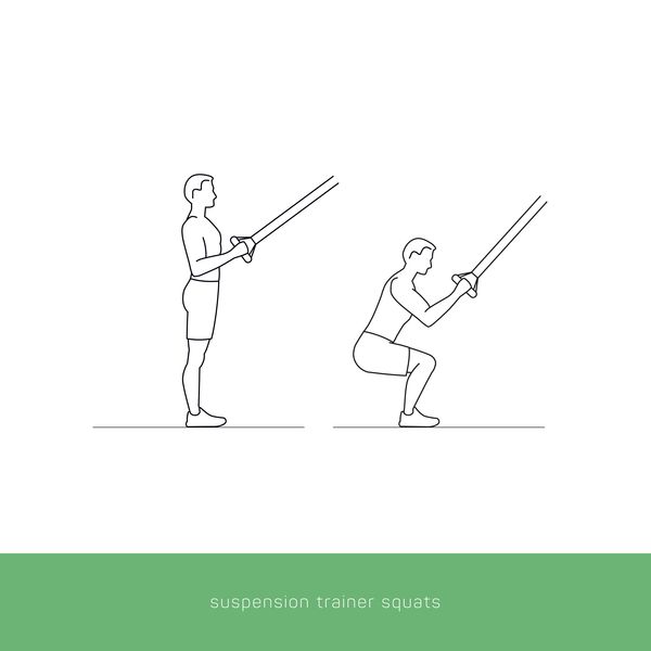Fitness Icon Workout - suspension trainer squats