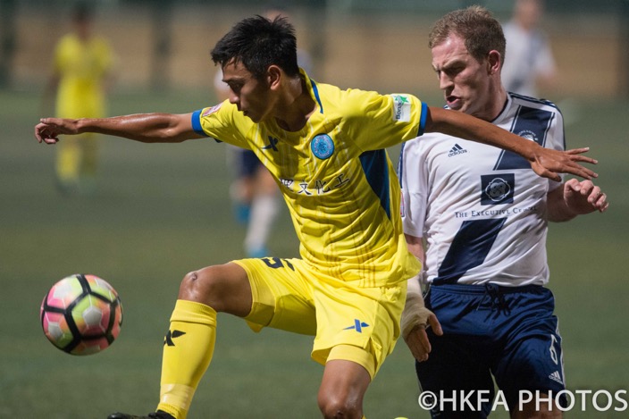 理文流浪勝出後，下場聯賽將迎戰和富大埔。（香港足球總會圖片）