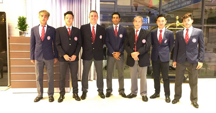 香港男子網球代表隊 (香港網球總會圖片)