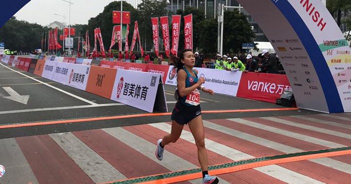 香港長跑代表黃芷銦。 香港業餘田徑總會圖片