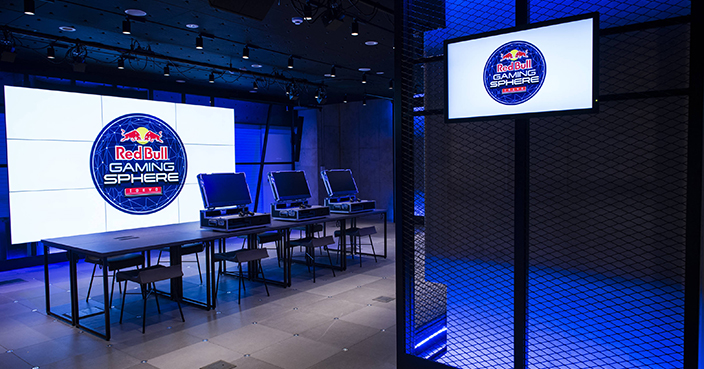 Inside the Red Bull Gaming Sphere Tokyo in Tokyo, Japan, on February 2, 2018 // Jason Halayko/Red Bull Content Pool // AP-1UMZYR6RH2111 // Usage for editorial use only // Please go to www.redbullcontentpool.com for further information. //