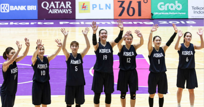 朝韓在今屆亞運女子籃球組聯軍出賽 亞組委圖片