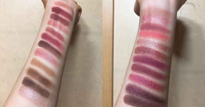 Holika Holika （左）vs Urban Decay （右）