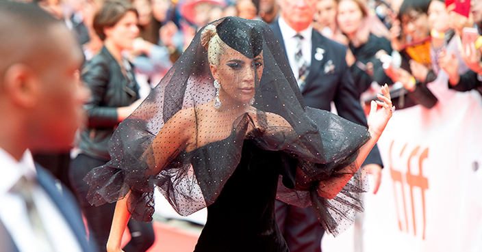 Singer/songwriter Lady Gaga attends the premiere of A Star is Born during the Toronto International Film Festival, on September 9, 2018, in Toronto, Ontario, Canada. (Photo by VALERIE MACON / AFP)        (Photo credit should read VALERIE MACON/AFP/Getty Images)