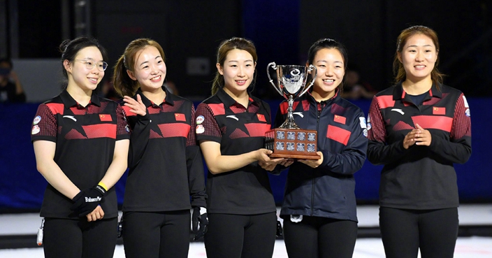  中國女隊獲得冠軍