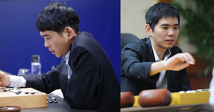 South Korean professional Go player Lee Sedol reviews the match after finishing the third match of the Google DeepMind Challenge Match against Google's artificial intelligence program, AlphaGo, in Seoul, South Korea, Saturday, March 12, 2016. Google's Go-playing software defeated a human champion for the third straight time Saturday to clinch the best-of-five series and establish its superiority in an ancient Chinese game long thought to be the realm of humans. (AP Photo/Lee Jin-man)