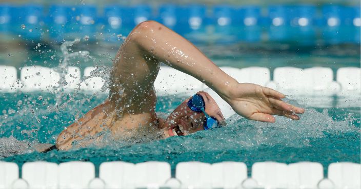 SANTA CLARA, CA - JUNE 3: Siobhan Haughey of Hong Kong swims in the 200m freestyle heats during Day 3 of the 2017 Arena Pro Swim Series Santa Clara at George F. Haines International Swim Center on June 3, 2017 in Santa Clara, California. (Photo by Lachlan Cunningham/Getty Images)